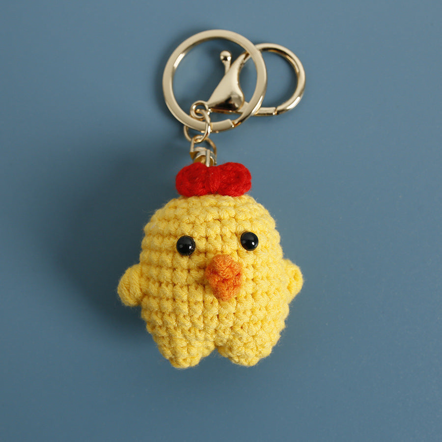 Adorable Bear Wool Keychain