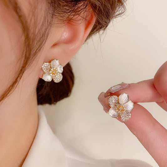 Blossom Charm Stud Earrings