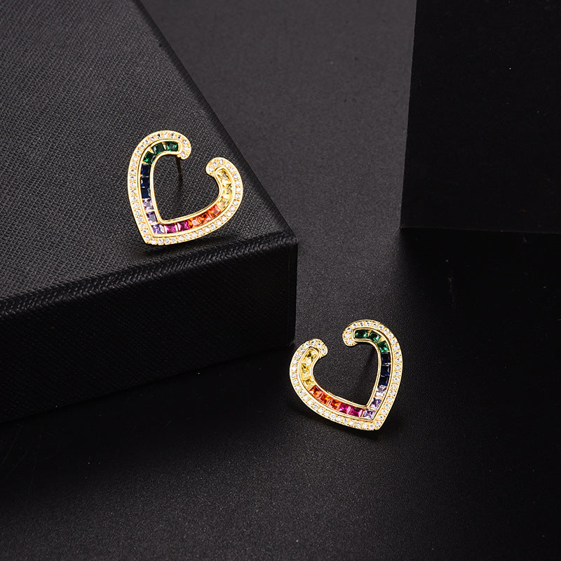 Galactic Love Zircon Earrings