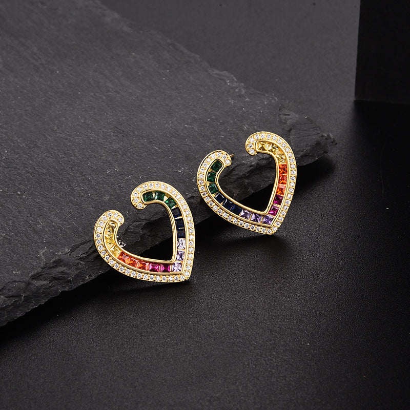 Galactic Love Zircon Earrings